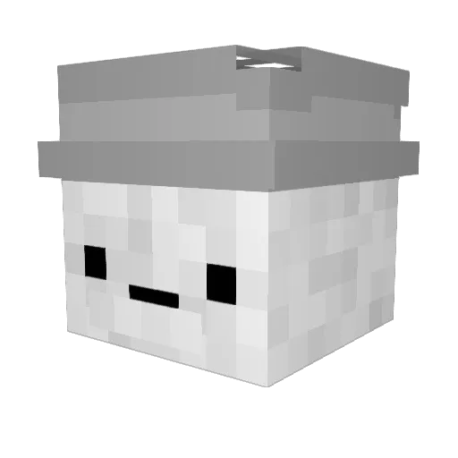 1amSaLtY Minecraft avatar head, 3D render