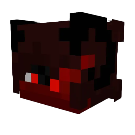 1anyx Minecraft avatar head, 3D render