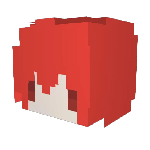 1ateralus Minecraft avatar head, 3D render