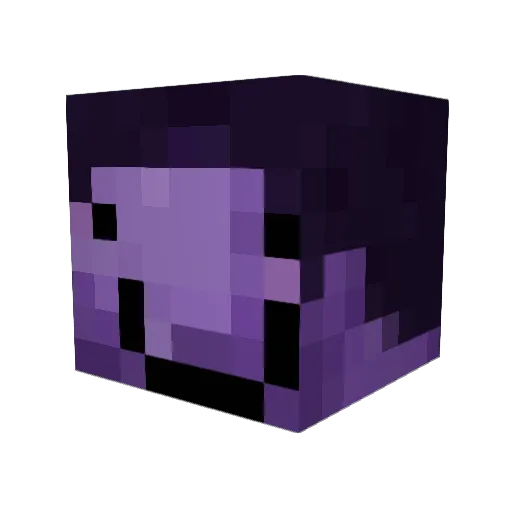 1axl Minecraft avatar head, 3D render