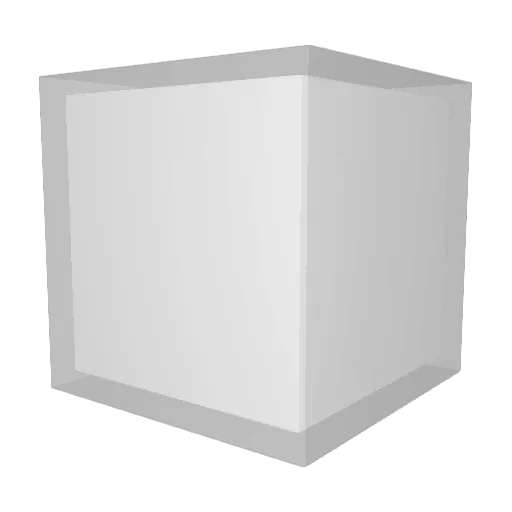 1azox1 Minecraft avatar head, 3D render
