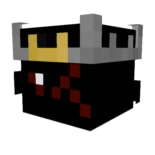 1b2ben Minecraft avatar head, 3D render