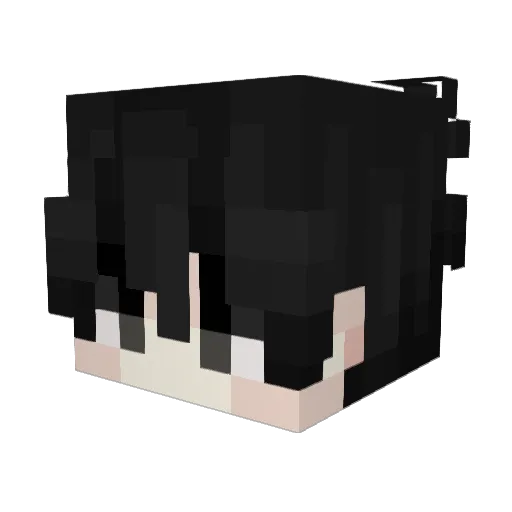 1care Minecraft avatar head, 3D render