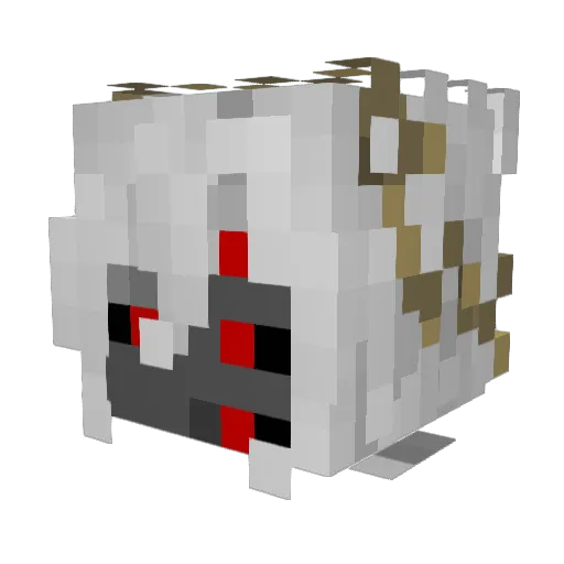 1ceBearg Minecraft avatar head, 3D render