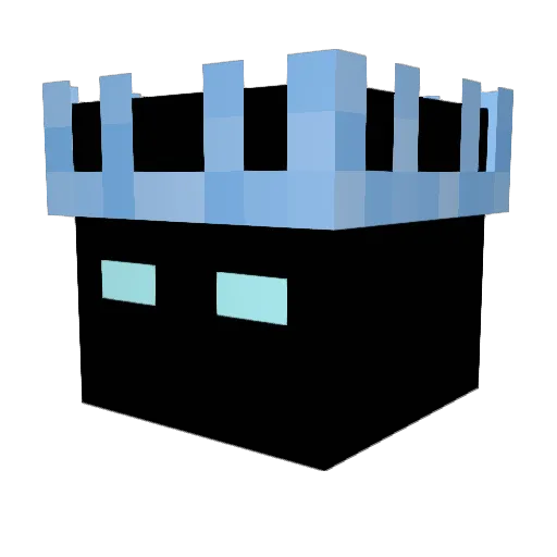 1ce_k1ng Minecraft avatar head, 3D render
