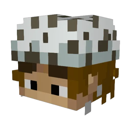 1cerva1 Minecraft avatar head, 3D render