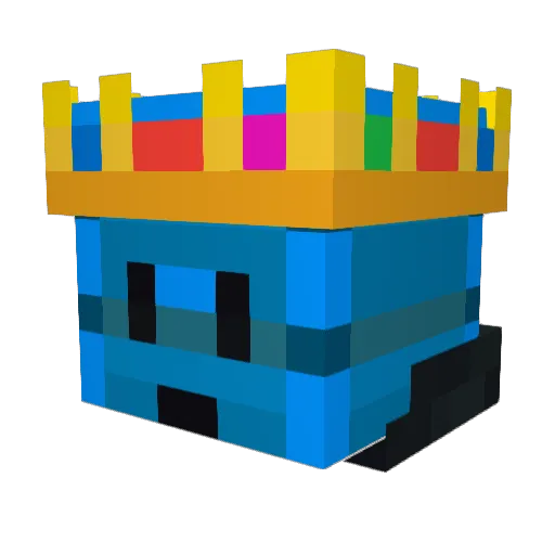 1ceypvp Minecraft avatar head, 3D render