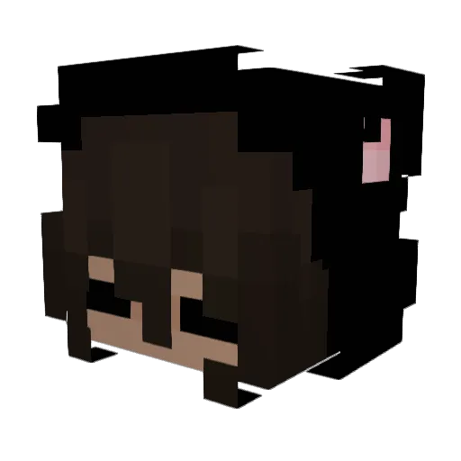 1cl0ud_ Minecraft avatar head, 3D render
