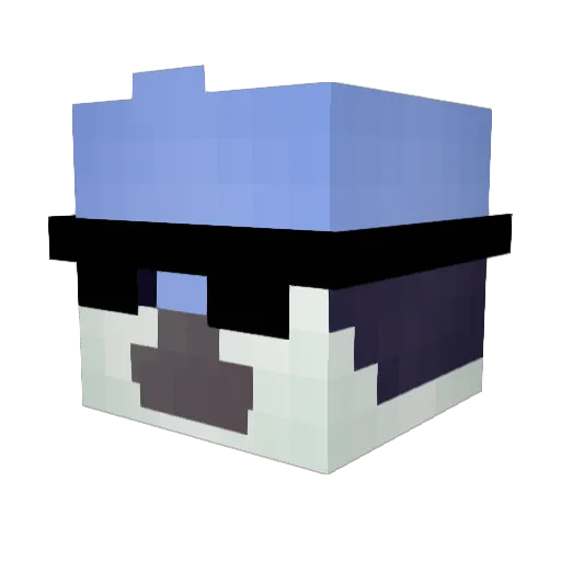 1coolnathan Minecraft avatar head, 3D render