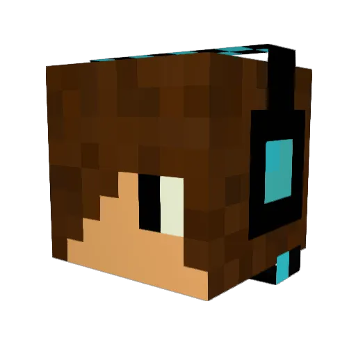 1coolseth Minecraft avatar head, 3D render
