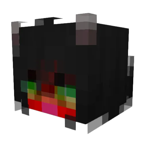 1cotto1 Minecraft avatar head, 3D render