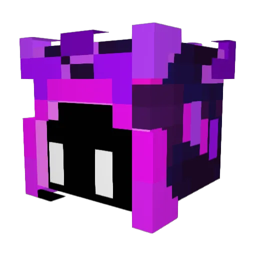 1dkthisname Minecraft avatar head, 3D render