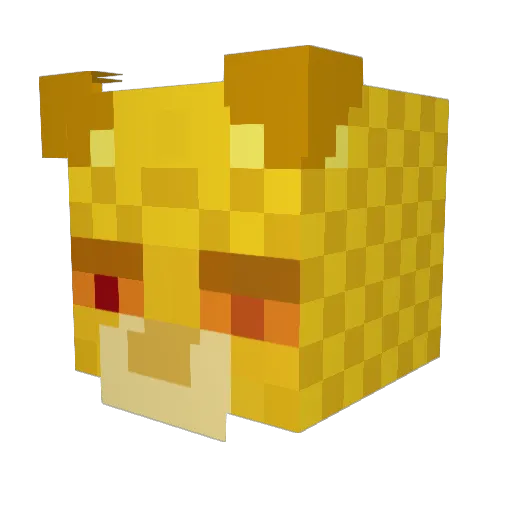 Minecraft-Avatar von 1e0p4rd_leopard: Kopf als 3D-Render