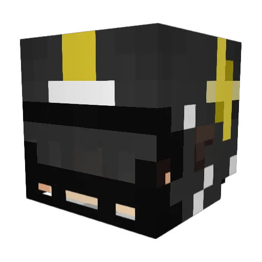 1e36 Minecraft avatar head, 3D render