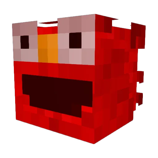 1e4tb4b1es Minecraft avatar head, 3D render