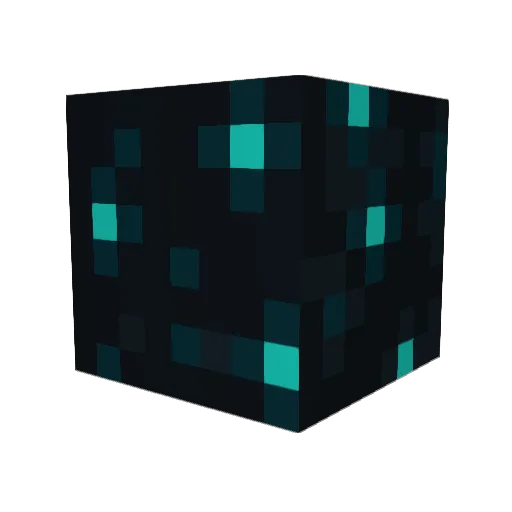 1ee7 Minecraft avatar head, 3D render