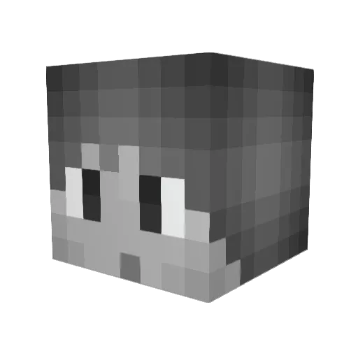 1epicminecrafter Minecraft avatar head, 3D render