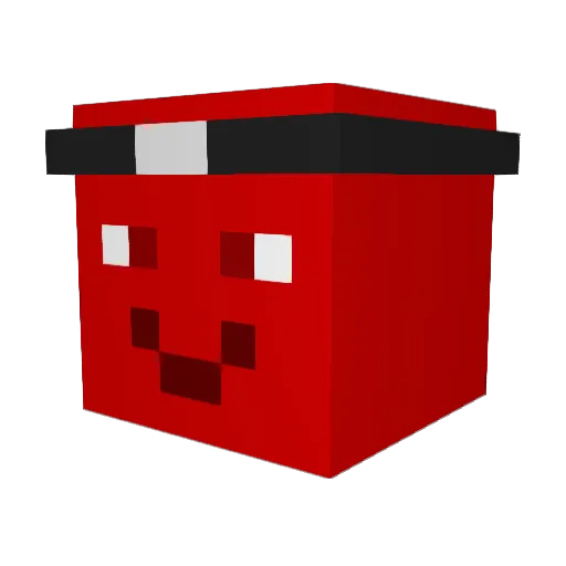 1genius1 Minecraft avatar head, 3D render