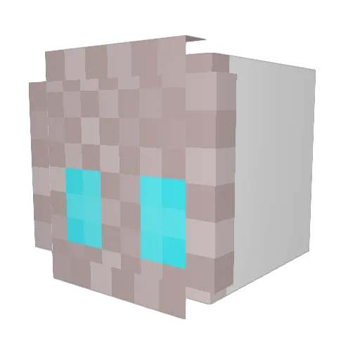 1h4ven0m1c Minecraft avatar head, 3D render