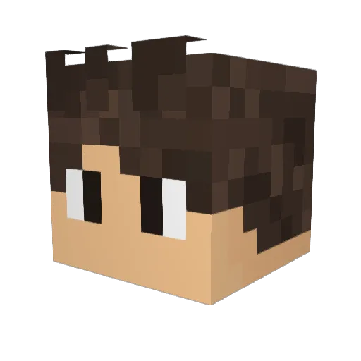 1henrique1 Minecraft avatar head, 3D render