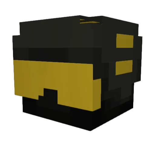 1hoax Minecraft avatar head, 3D render
