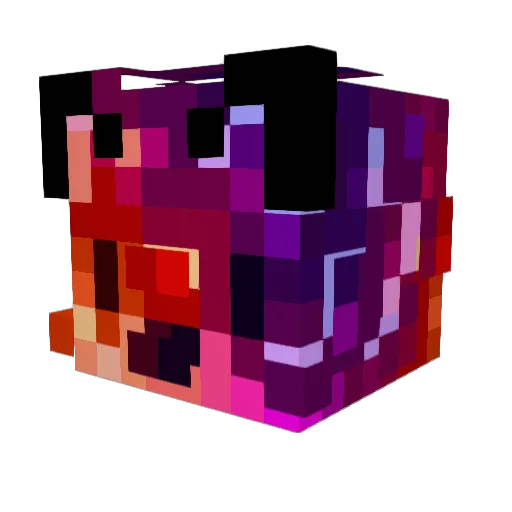 1ibon Minecraft avatar head, 3D render