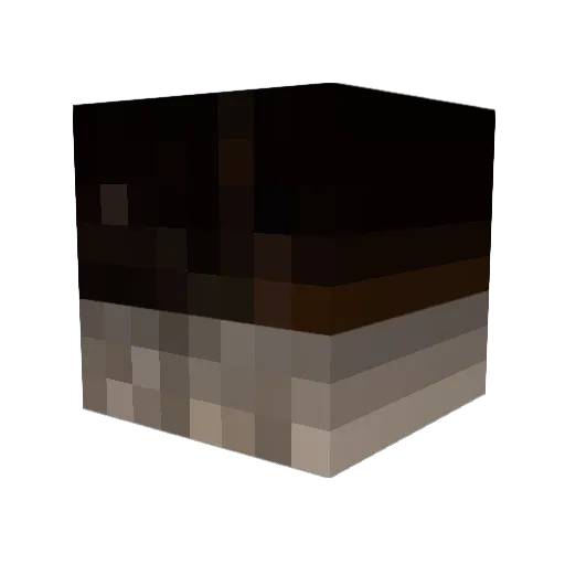 1ight Minecraft avatar head, 3D render