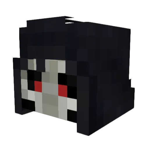 1illness Minecraft avatar head, 3D render