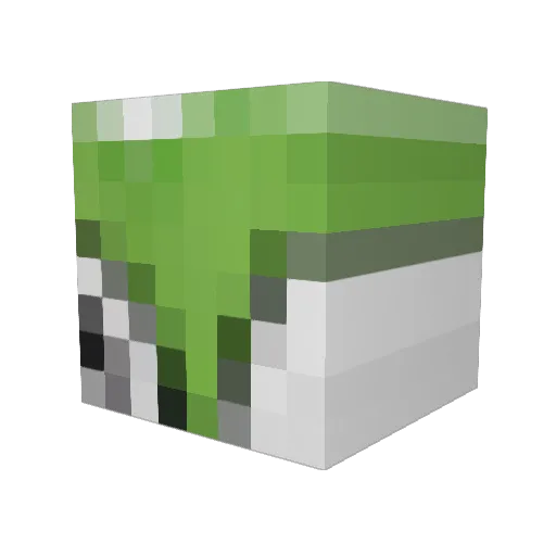 1julien Minecraft avatar head, 3D render