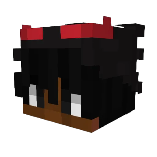 1justinj Minecraft avatar head, 3D render