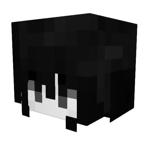 1jz5 Minecraft avatar head, 3D render