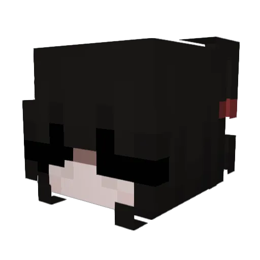 1luv_ce Minecraft avatar head, 3D render