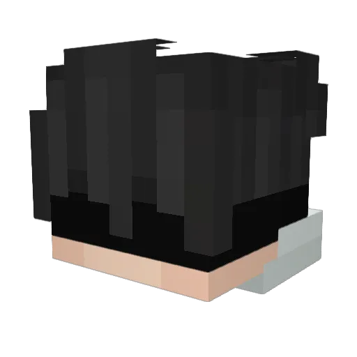 1mN0tReal Minecraft avatar head, 3D render