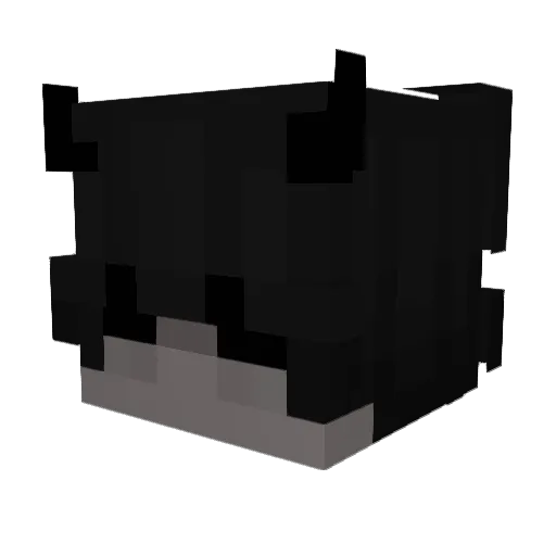 1mToast Minecraft avatar head, 3D render