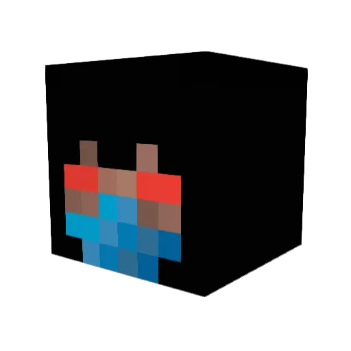 1mandalorian1 Minecraft avatar head, 3D render