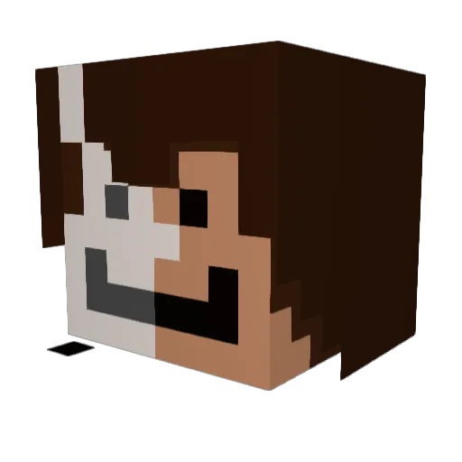 1milomybeloved1 Minecraft avatar head, 3D render