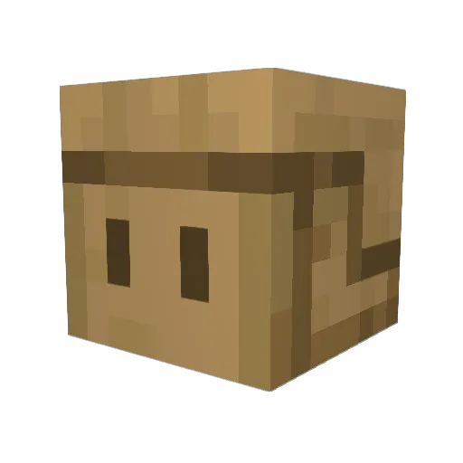 1mkre Minecraft avatar head, 3D render