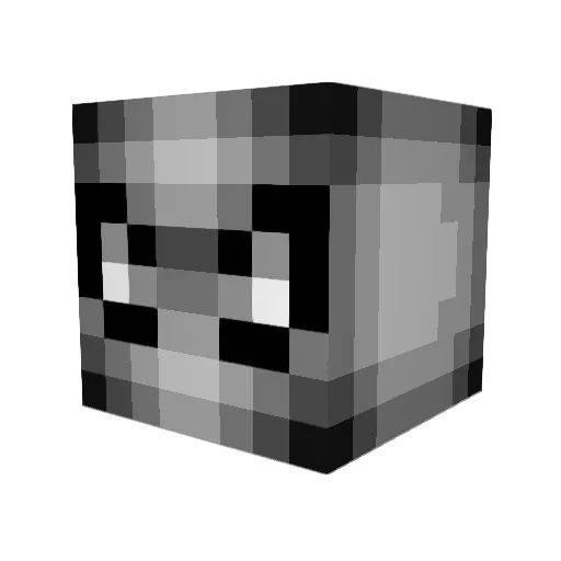 1mthe0ne Minecraft avatar head, 3D render