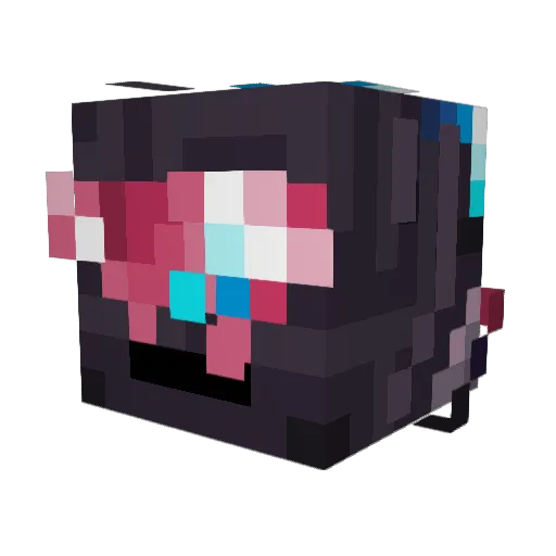 1nd04 Minecraft avatar head, 3D render