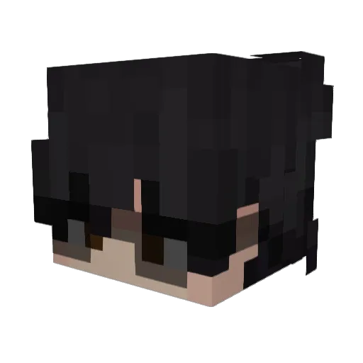1ndTeo Minecraft avatar head, 3D render