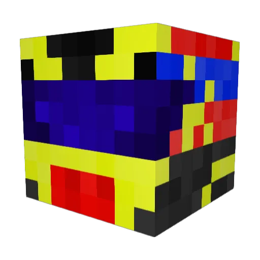 1ndiglow Minecraft avatar head, 3D render