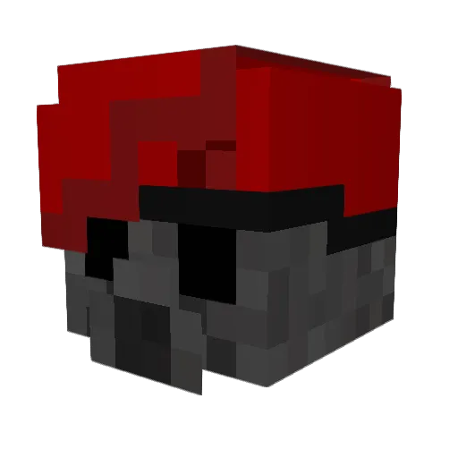 1nert1a_ Minecraft avatar head, 3D render