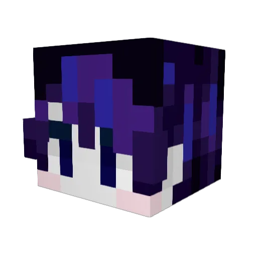 1nfin17y Minecraft avatar head, 3D render