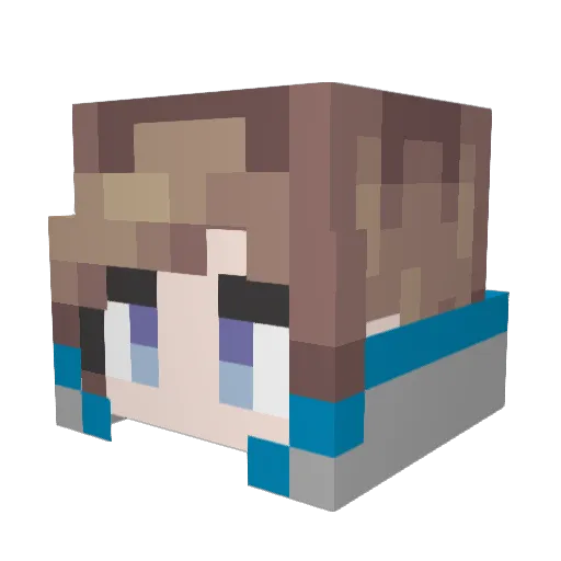 1nkAlchemist Minecraft avatar head, 3D render