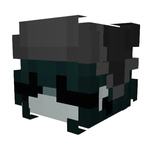 1nkyy_ Minecraft avatar head, 3D render