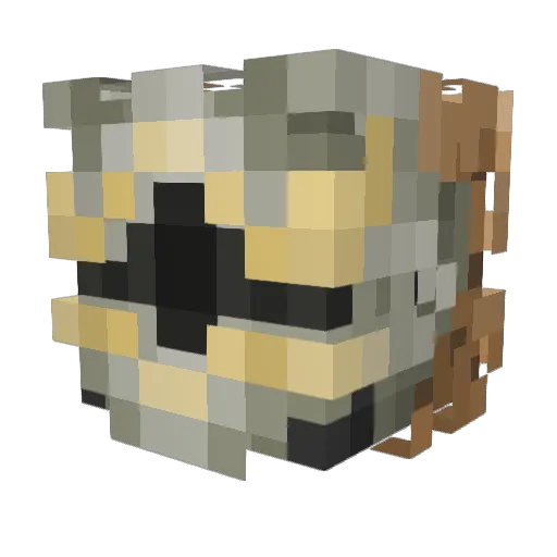 1nquiryMC Minecraft avatar head, 3D render