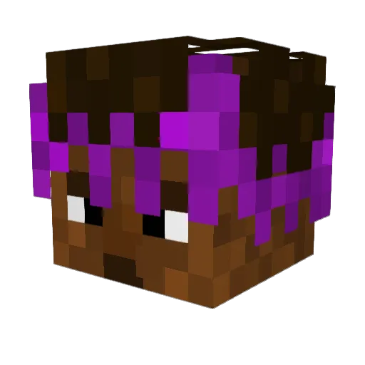 1nuri Minecraft avatar head, 3D render