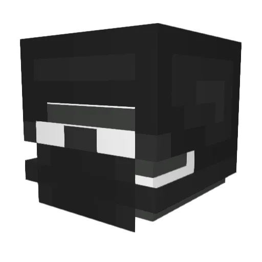 1onestrider Minecraft avatar head, 3D render