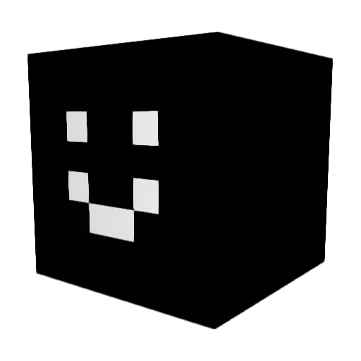 1petabyte Minecraft avatar head, 3D render