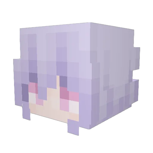 1plan1 Minecraft avatar head, 3D render